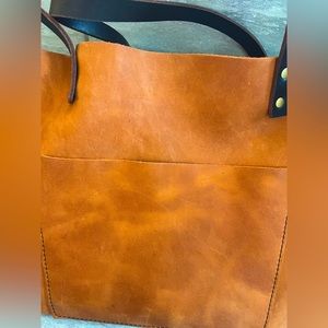 Portland leather large tote